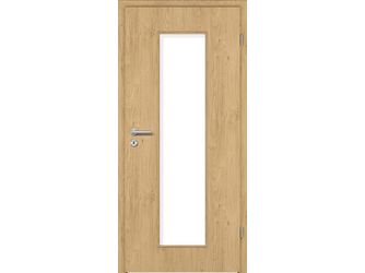 Zimmertür CPL T-Eiche astig glatt LA3 Vollspan KK1 "STANDARD"
