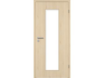 Zimmertür CPL T-Oak Creme glatt LA3 Vollspan KK1 "STANDARD"