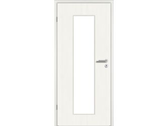 Zimmertür CPL T-Whiteline glatt LA3 Vollspan KK1 "STANDARD"