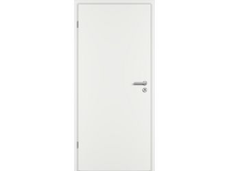 Zimmertür 2-flügelig Weißlack ähnlich RAL 9016 glatt Röhrenspan KK1 "STANDARD"