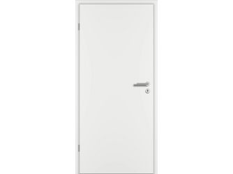 Zimmertür 2-flügelig CPL Weißlack ähnlich RAL 9016 glatt Röhrenspan KK1 "STANDARD"