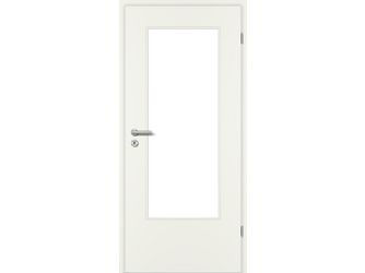 Zimmertür Weißlack ähnlich RAL 9010 glatt DIN-LA Vollspan KK2 "STANDARD"