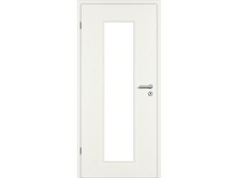 Zimmertür CPL Weißlack ähnlich RAL 9010 glatt LA3 Vollspan KK2 "STANDARD"