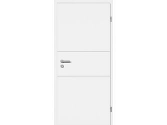 Wärmeschutztür Weißlack exclusiv ähnlich RAL 9010 RY-233 Spezial-/Kombinationseinlage KK3 Beanspruchungsgruppe M mit Bodendichtung "FUNKTION"