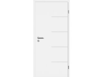 Wärmeschutztür Weißlack exclusiv ähnlich RAL 9010 RY-254 Spezial-/Kombinationseinlage KK3 Beanspruchungsgruppe M mit Bodendichtung "FUNKTION"