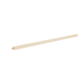 Dreikant Kiefer astig roh 14x14x2400mm Massiv,roh