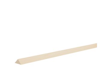 Dreikant Kiefer astig roh 30x30x2400mm Massiv, roh