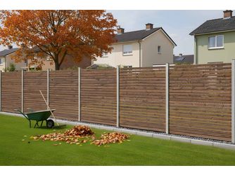 EASY-FENCE ALU-Pfosten, silber 70x70x2350mm