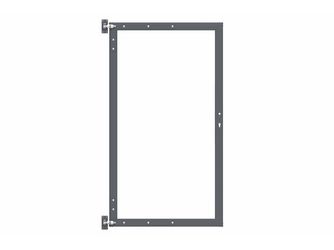 EASY-FENCE Alu-Torrahmen anthrazit inkl. Zubehör 100x180cm