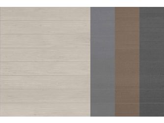 EASY-FENCE WPC-Steckprofil, 4er Set, anthrazit (2 Sets=1 Zaun) 180x87cm