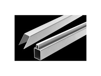 ECOSTECK-Start & Abschluss Set SILBER für ein Eckelement 32/25x20x900mm Aluminium