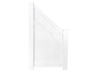 Sichtschutzzaun Kunststoff weiß "ELDORADO"