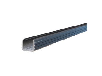 ELEGANT-Serie Adapterschiene 1820x18x20mm Anthrazit zur Montage in Aluminium-Steckzaunpfosten