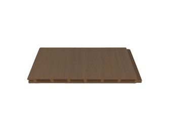 ELZE-Serie WPC-Steckzaunsystem Zaunlamelle BREIT 20x280x1790mm TEAK coextrudiert