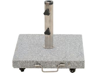 ENNIO Granit Schirmständer 50kg, eckig Bedruckt, Bez. 70% Baumw. und 30% Polyester