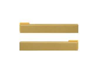 ER46 0DS Griffpaar Seattle o. Griffrosette inkl. Stift in Messing matt