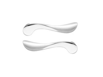 ER79 0DS Griffpaar Stockholm o. Griffrosette inkl. Stift in Edelst. poliert/matt