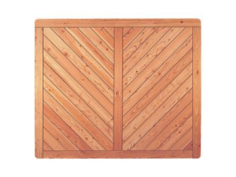 Sichtschutzzaun Lärche "ESBJERG"