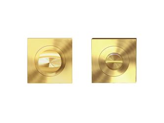 EZ1340 BAD 88, 3-teilige Rosette Messing matt 1 Set