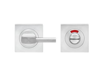 EZ1344 BAD 71, 3-teilige Rosette Bad rot/weiß barrierefrei Edelst. matt 1 Set