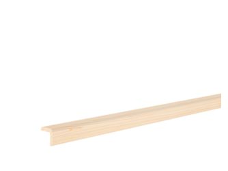 Eckschutz Kiefer astr. roh 22x22x900mm Massiv, roh, Kurzlänge