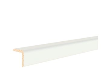 Eckschutz RAL 9003 Weiß 28x28x2400mm Massiv, Endbehandelt