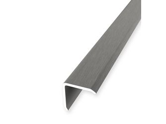 Eckschutzwinkel PF 271 U ungebohrt 20x20x1,3mm 2,5m Alu eloxiert edelstahlop. fein geschl.