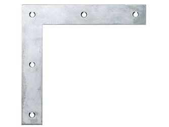 Eckwinkel, Edelstahl, HxLxB 120x120x20mm Eckwinkel, Edelstahl, HxLxB 120x120x20mm