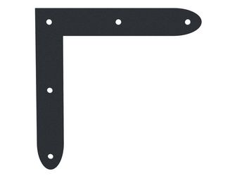 Eckwinkel Ovado, verz., graphitgrau beschichtet,120x120x20mm Eckwinkel Ovado, verz., graphitgrau beschichtet,120x120x20mm