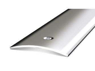 Edelstahl-Übergangsprofil spiegelblank mittig gelocht 40x2700mm Edelstahl-Übergangsprofil spiegelblank mittig gelocht 40x2700mm