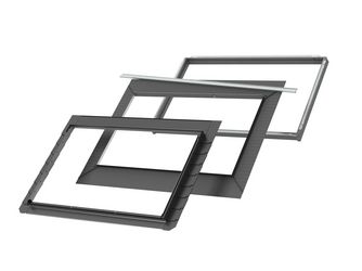 Eindeckrahmen EDLS FFKF06 2100 für Lichtlösung 3-in-1 Schiefer, Kupfer