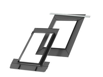 Eindeckrahmen EDQ PK08 1000L Stehfalz Klick-System, Alu grau inkl. BFX