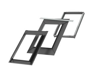 Eindeckrahmen EDS CK02 2000 Schiefer Stehfalz + BDX Alu