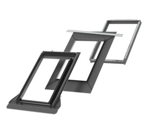 Eindeckrahmen EDT CK02 2000 für flache Ziegel Alu mit BDX+BFX