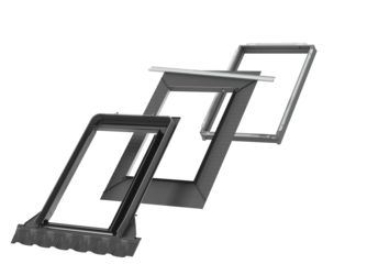 Eindeckrahmen EDW UK04 2300 Titanzink inkl. BDX/BFX