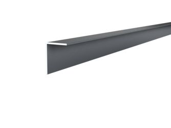 Einfache Seitenverblendung 45mm RAL9007 7397 3000x45x2mm