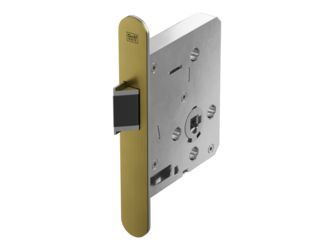Einsteckschloss UVERO 301 Flüster 8mm Klippstulp gold ma. L