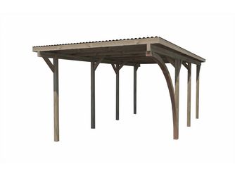 Einzelcarport 606 A Gr.2 mit Rundbogen
