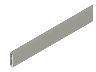 Einzelprofil Alu-Fence Rhombus B 19x98 184cm, Grau ALU