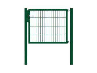 Tor Doppelstabmatte Stahl feuerverzinkt grün "Flexo"