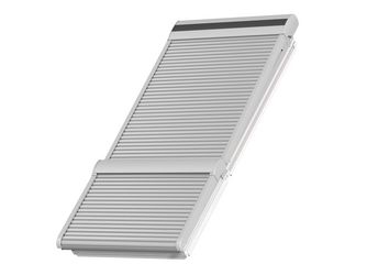 Elektro-Rollladen Lichtband SMG FK06 0700S Oben-u.Untenelement Alu Hellgrau