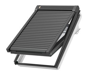 Elektro-Rollladen SML SK06 0000K Aluminium Dunkelgrau