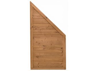 Sichtschutzzaun Douglasie cappuccino lasiert "Amrum"