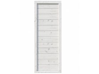 Sichtschutzzaun Douglasie cremeweiß lasiert "Amrum"