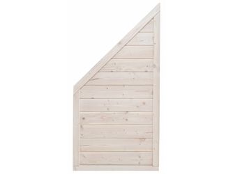 Sichtschutzzaun Douglasie cremeweiß lasiert "Amrum"