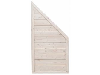 Sichtschutzzaun Douglasie cremeweiß lasiert "Amrum"