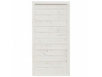 Sichtschutzzaun Douglasie cremeweiss lasiert "Amrum"