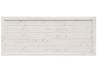 Sichtschutzzaun Douglasie cremeweiß lasiert "Amrum"