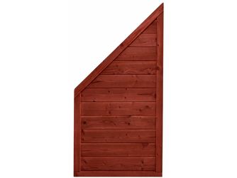 Sichtschutzzaun Douglasie schwedenrot lasiert "Amrum"