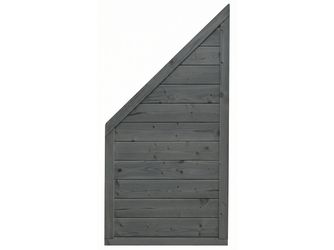 Sichtschutzzaun Douglasie graphitgrau lasiert "Amrum"